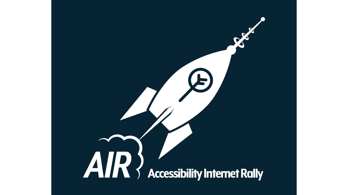 Accessibility Internet Rally (AIR) logo