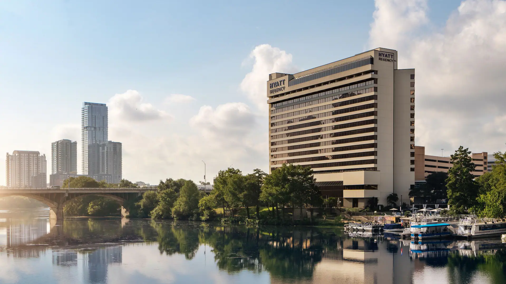 Hyatt Regency Barton Springs along the lake